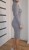Sukienka dzianinowa błyszcząca szara EMMA, S/M