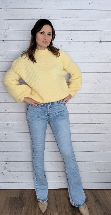Spodnie dzwony, rozszerzane, flare jeans