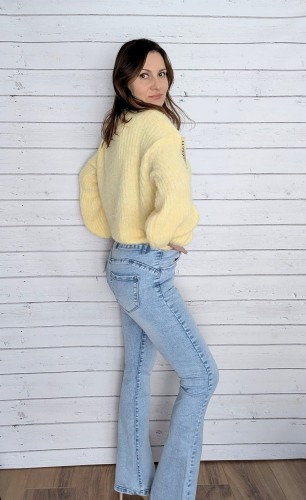 Spodnie dzwony, rozszerzane, flare jeans