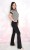 Legginsy dzwony, elegancja i komfort czarne