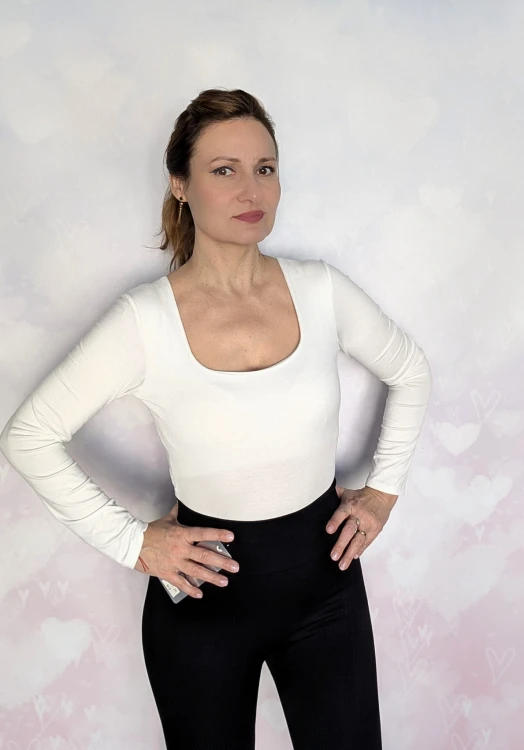 Legginsy bezszwowe high waist- prążkowana tekstura push up czarne