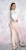 Legginsy bezszwowe high waist- prążkowana tekstura push up jasna brzoskwinia