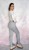 Legginsy bezszwowe high waist- prążkowana tekstura push up szary