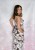 Komplet damski Selena- top gorsetowy i spódnica maxi w animal print