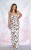 Komplet damski Selena- top gorsetowy i spódnica maxi w animal print