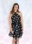 Sukienka letnia w grochy- elegancja w stylu retro czarna