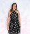 Sukienka letnia w grochy- elegancja w stylu retro czarna